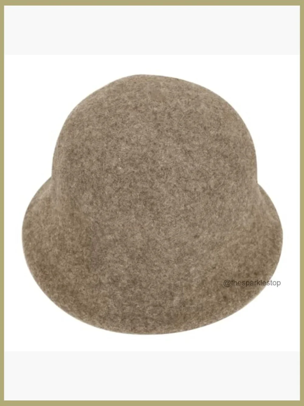 Faux Wool Felt Cloche Bucket Hat Adjustable Winter Warm Fedora
